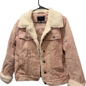 Lucky Brand Women's Pink Corduroy Jacket